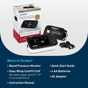 (2 pack) OMRON 10 Series Upper Arm Blood Pressure Monitor and Arm Cuff with AFib Detection for Home Use