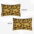 thumbnail image 2 of Pofeuu Hawaii Palms Print Polyester Microfiber Plush Pillowcases, Super Soft and Cozy Pillow Case Covers with Envelop Closure（Pillow core not included）-16"x24", 2 of 6