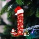 thumbnail image 4 of Decoración navideña 26 letras Decoración para árbol de Navidad Colgante Adornos para árbol de Navidad Adornos navideños personalizados DIY Decoración navideña Decoración colgante para árbol de Navidad, 4 of 5