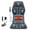 Soft Plush Fabric, variant on HMMSYLVA Back Massager for Car and Home, Full Body Electric Car Massager with Heat Mat Seat Cushion Chair Pad Massager with 9 Vibration Massage Nodes