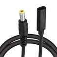 thumbnail image 1 of 0.5FT USB C to DC PD Power Fast Charging Cable, 5.5mmx2.5mm 65W/18V-20V DC Power Cable, Type C Input 3.25A Adapter Jack Converter for Router, Camera, TV Box, Desk Lamp(Black), 1 of 6