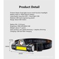 thumbnail image 2 of 2 Pack Lampe de Poche LED Rechargeable USB Étanche, 2 of 4