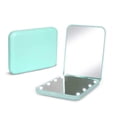 thumbnail image 6 of Wobane Pocket Mirror, 1X/3X Magnification LED Compact Travel Makeup Mirror with Light,Green, 6 of 9