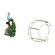 thumbnail image 5 of Elegante escultura de y estante de metal para colgar en la pared, adorno decorativo multifuncional para dormitorio, oficina, sala de estar,, 5 of 8