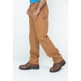 thumbnail image 4 of Carhartt mens Firm Duck Double- Front Dungaree B01 work utility pants, Carhartt Brown, 42W x 32L US, 4 of 7