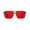 Black, variant on Night Ease Square Aviator Red Lens Glasses for Night – Black Gunmetal