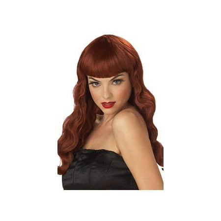 California Costume Red Pin Up Girl Wig 70408