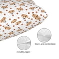 thumbnail image 5 of Salouo Labrador Retriever Dog Pattern Pillow Cases,1PC Pillow Covers with Envelope Closure Decorative Pillow Case for Bed Couch,Pillows Not Included-14"x20", 5 of 6