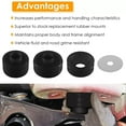 thumbnail image 4 of NEW Body Mount Bushing Kit Black Fit For 99-17 Ford F250 F350 Super Duty 2WD/4WD, 4 of 5