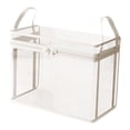 thumbnail image 4 of Bolsa de almacenamiento para animales de peluche, organizador de juguetes de peluche, portátil, de fácil visibilidad. Crema blanca, 4 of 9