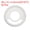 White, variant on Uxcell 28mm Plastic Book Binding Discs Discbound Expansion Discs Binder Rings, Black 22 Pack