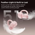 thumbnail image 6 of TOZO AI Translation Open Ear Clip On Earbuds -100+ Languages, 40H, Powerful Bass, Comfort‑Fit, Clear Calls, Bluetooth 5.4 Stable Connection, APP-32EQ, IPX5 Waterproof, Lightweight for Workout Driving, 6 of 10