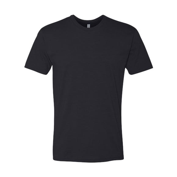 Next Level Camiseta de cuello redondo de CVC ajustada premium para hombre (N6210) Negro 3XL Siguiente nivel 6210