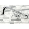 thumbnail image 3 of Kingston Brass KS8041NX Hamilton Two-Handle 3-Hole Wall Mount Roman Tub Faucet in Polished Chrome, 3 of 7