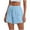 Light Blue, variant on Hvot&aat Women Solid Sweat Shorts Stretchy Drawstring Waist Athletic Shorts Lounge Wide Leg Shorts with Pockets