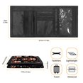 thumbnail image 6 of FUIALDOLG Toddler Wallet Christmas Reindeer Theme Slim Trifold Card Wallet for Sports, Polyester Compact Children's Wallet, 6 of 6