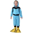 thumbnail image 1 of Zecgelong Combinaison de Jeu de Rôle de Plongeur pour Garçons, Tenue pour Enfants, Déguisement de Fête, Performance, Taille 5-6 Ans, 1 of 5