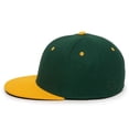 thumbnail image 5 of OC Sports CAGE25 Flexible Fitting Cap - Dark Green Gold, 5 of 8