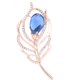 thumbnail image 1 of Broche de plumas de aleación encantadora a la moda, joyería para mujer, accesorio de ropa, 1 of 5