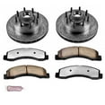 thumbnail image 3 of PowerStop Front Z36 Truck & Tow Carbon-Fiber Ceramic Brake Pad and Drilled and Slotted Rotor Kit Fits: FORD Select Models K1891-36, 3 of 9