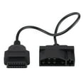 thumbnail image 2 of Cable de diagnóstico del conector del adaptador OBD2 OBDII de 7 pines a 16 pines para Ford Jadeshay A, 2 of 8