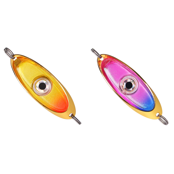 Señuelo Pesca Con Forma Ojo Subacuático Accesorios Impermeables () Amarillo