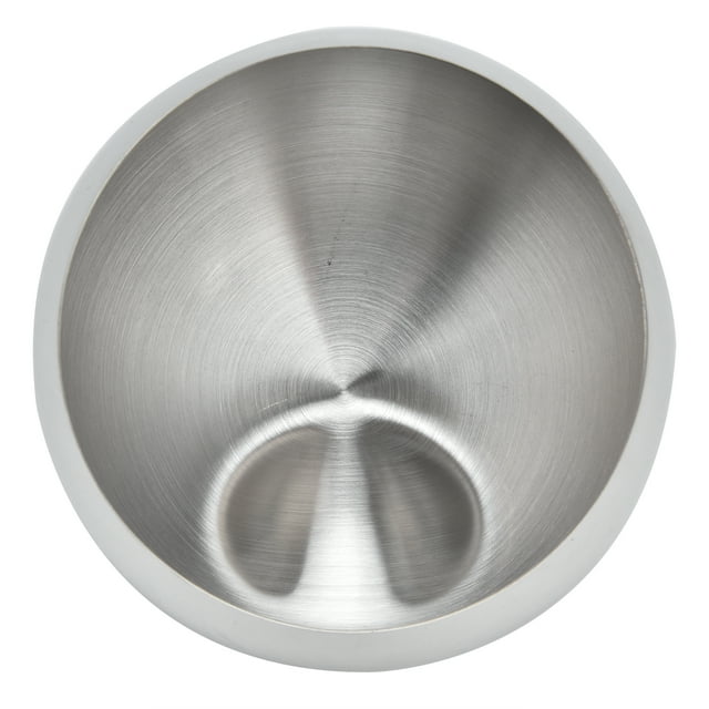 Oblique Bowl, Bowl Stable Large Capacity Mirror Polished With The Recessed Bottom For Storing Large Garbage Such As Peels And Crumbs L