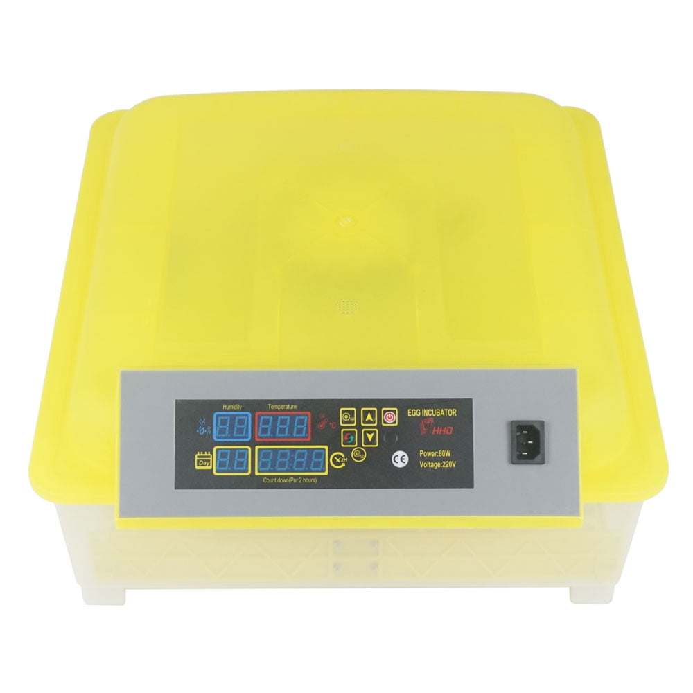 Kepooman 48-Egg Fully Automatic Poultry Hatcher, Egg Incubator for Chickens Ducks Birds, Yellow Kepooman 48-Egg Fully Automatic Poultry Hatcher, Egg Incubator for Chickens Ducks Birds, Yellow