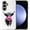 Black Highland Cow, variant on Compatible with Samsung Galaxy S26 Ultra Full Body Matte Case Hard Shell Shockproof Screen Lens Protection for Girl Boy Cute Pattern Black Highland Cow Blowing Pink Bubble