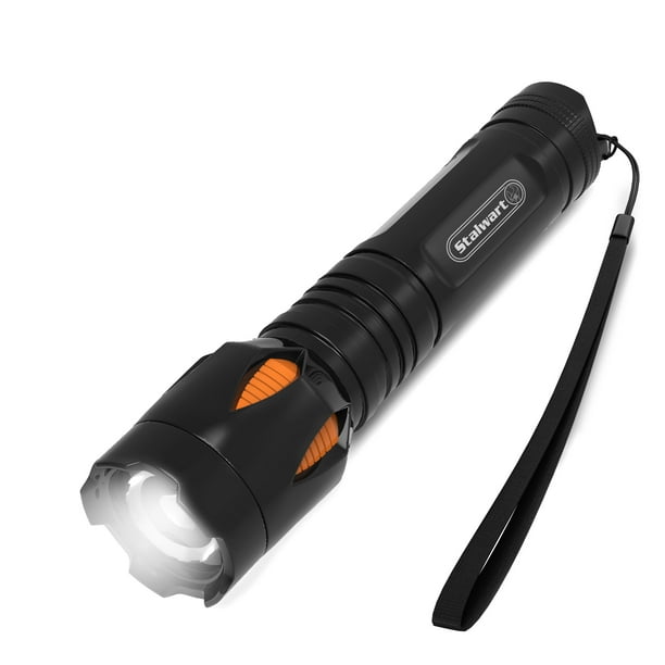 Handheld Aluminum LED Flashlight 200 Lumen Water Resistant Light with