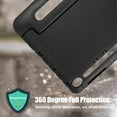 thumbnail image 5 of ELEHOLD Rugged Stand Case for Samsung Galaxy Tab S9 11 Inch 2023/Tab S8/Tab S7 Kids Friendly EVA Full Body Protective Handle Grip Kickstand Shockproof Case for Galaxy Tab S9/S8/S7,  Black, 5 of 7