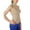 Beige, variant on Seamless Ribbed Mock Neck Sleeveless Top for Women – Slim Fit Body Shaping Shirt