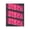 Pink Disco Neon Lights, variant on Stupell Industries Contemporary Pink Neon Who Says Canvas Art, 16 x 20, by Lil' Rue
