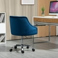 thumbnail image 3 of Mojay Height Adjustment and Swivel Office Desk Chair, Blue, 3 of 9