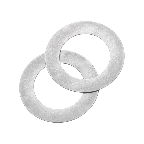 80Pcs 304 Stainless Steel Flat Washers, M10x16x0.1mm Ultra Thin Flat Spacers