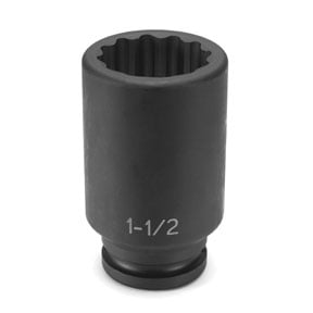 

Grey Pneumatic 3124D 0.75 in. Drive x 0.75 in. 12 Point Socket