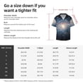 thumbnail image 5 of Kdxio Men's Hawaiian Shirt for Men Short Sleeve Shirt The Galaxy Summer Casual Holiday Beach Button Down T-Shirts, 5 of 5