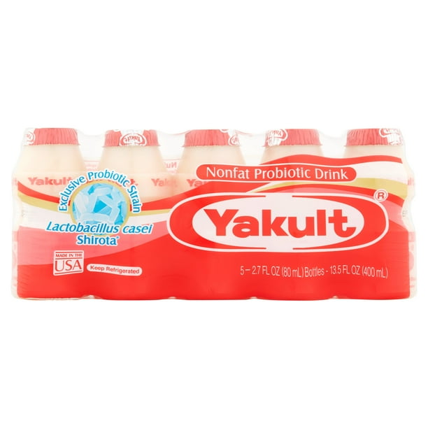 Yakult Nonfat Probiotic Drink, 2.7 fl oz, 5 count