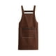 thumbnail image 2 of Delantal de Cocina – Poliéster Impermeable y Resistente al Aceite, Repelente a la Suciedad, Lavable y Fácil de Limpiar | Tirantes Traseros en H Ajustables, Bolsillo Frontal para Teléfono, Delantal, 2 of 6