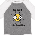 thumbnail image 4 of Inktastic Pap Pap's little Sunshine Boys or Girls Long Sleeve Baby Bodysuit, 4 of 5