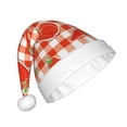 thumbnail image 2 of Salouo Tomatoes And Chili for Adult Christmas Hat Xmas Holiday Hat Santa Hat for Women & Men Festive Headwear Accessories Fit for Christmas/ New Year/Holiday/Party,1PC, 2 of 6