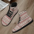 thumbnail image 3 of Psesaysky Wide Barefoot Shoes withTribal Stripes Horse Women High-top Casual Tennis Shoes Fashionable Print Shoes for Women, 3 of 7