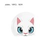 thumbnail image 1 of Juego de vajilla de papel de gato blanco y negro, decoraciones para fiesta de cumpleaños, platos de pata de gatito, tazas, adornos, suministros para Baby Shower, 1 of 4