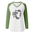 thumbnail image 4 of WEAIXIMIUNG T-Shirts d'Entraînement pour Femmes, Légers, Col Rond, Manches Longues, Imprimé Graphique Football, 4 of 4