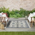 thumbnail image 4 of Nourison Essentials Indoor/Outdoor Ivory Blue 4' x 6' Area Rug (4x6), 4 of 9