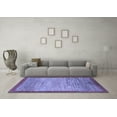 thumbnail image 3 of Ahgly Company Indoor Rectangle Abstract Blue Modern Area Rugs, 3' x 5', 3 of 4
