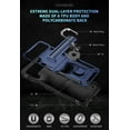 thumbnail image 6 of for Samsung Galaxy Z Flip 4 Case, Galaxy Z Flip 3 Case with Hinge Protection and 360°Rotate Ring Magnetic Kickstand Heavy Duty Protective Case for Samsung Galaxy Z Flip 3/4 Phone (Blue), 6 of 15