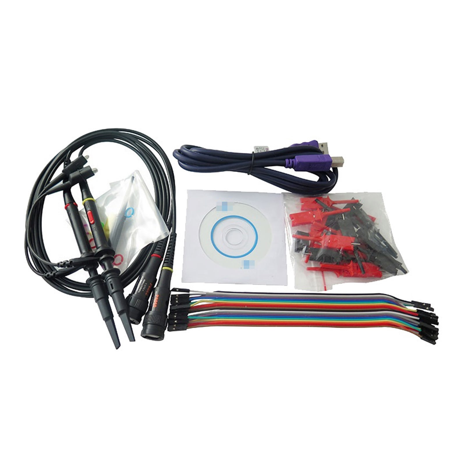 Upgrade Version PC USB Analog Virtual Oscilloscope 16 Channel Logic Analyzer Bandwidth 20M Circuit Analysis