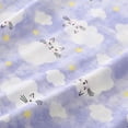 thumbnail image 6 of Sakmal Purple Women Moomoo Nightgowns Soft Plus Size Long Mumu Dress Short Sleeve Sheep Print Nightgowns for Women, 6 of 6