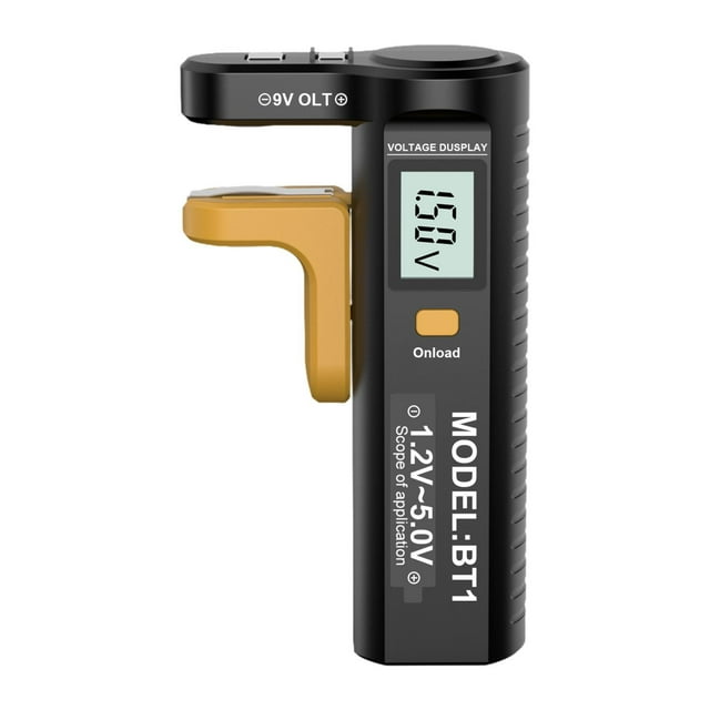 Probador De Batería Digital Con Pantalla LCD Pequeña, Medidor De Potencia Para AAA 1,5 V 9 V